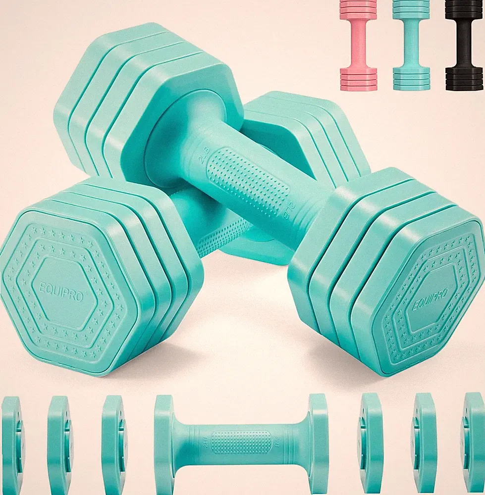 Weights Dumbbells for Women Adjustable Set 4 in 1 2,3,4,5Lb Home Gym Exercise