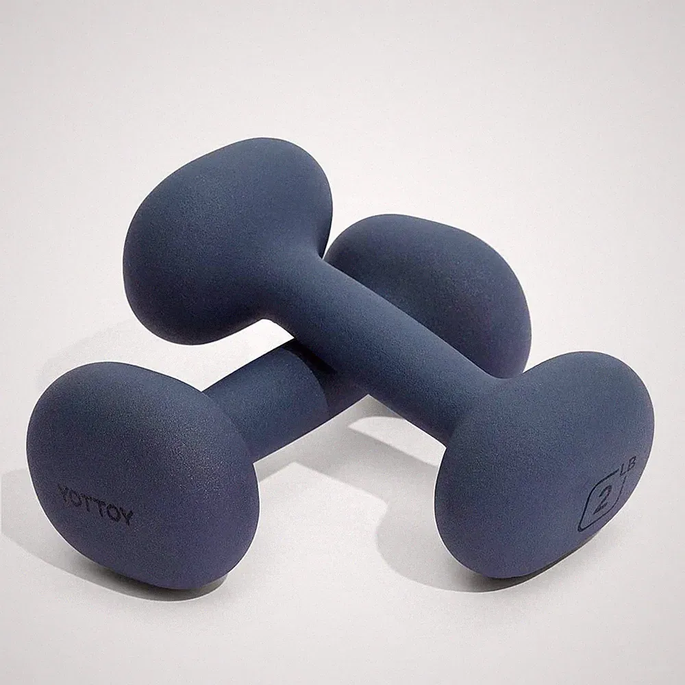 Weights Dumbbells Set for Women,2 Pound Dumbbells Set of 2, Non-Slip Hand Wei...