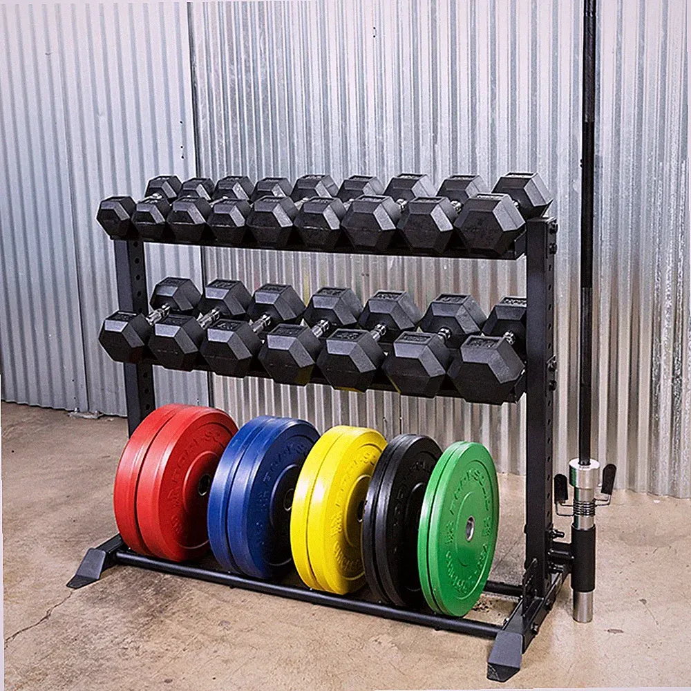 Y420 Loaded Package with Rack, Dumbbells, Plates, Bar w/ Collars