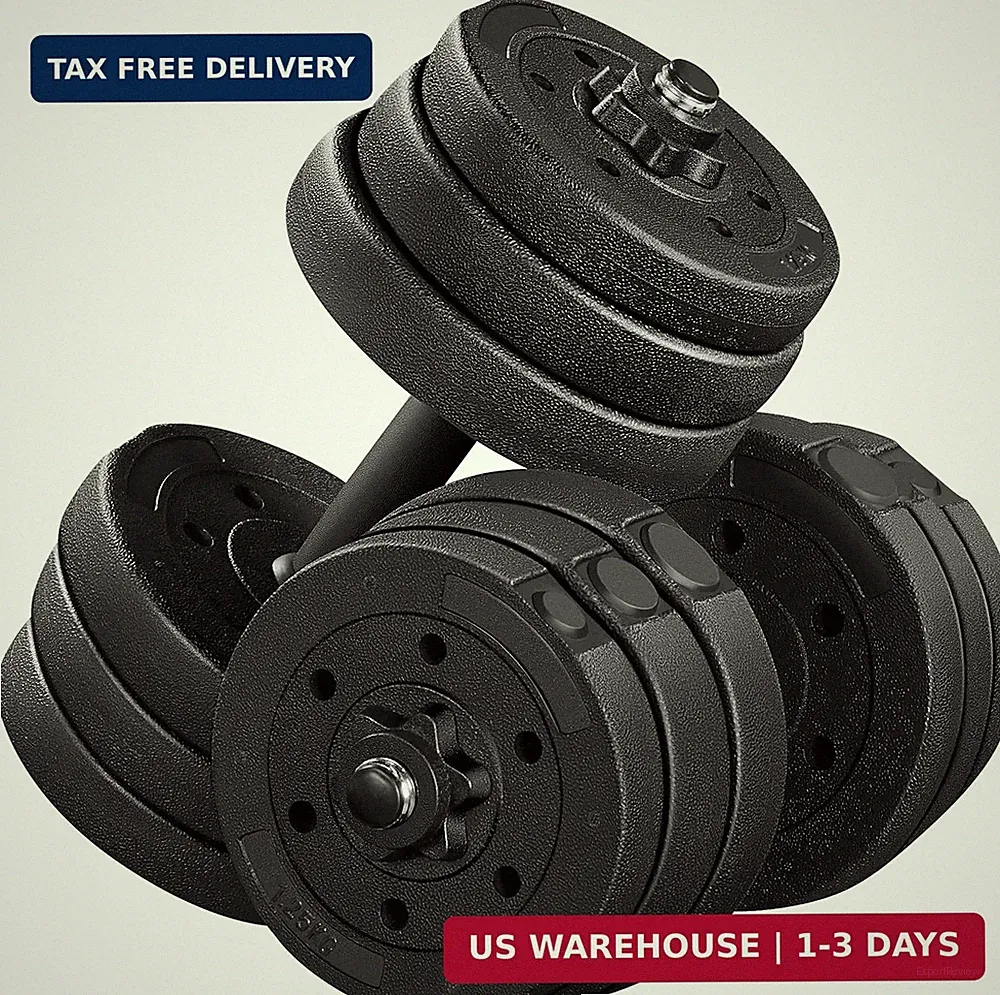 Yaheetech Adjustable Dumbbell Sets Free Weights for Women Men Beginner Dumbbells