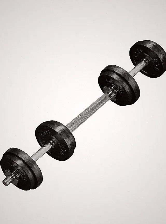 Yes4All 60 lb Adjustable Dumbbells with Bar Connector - black, like Bowflex