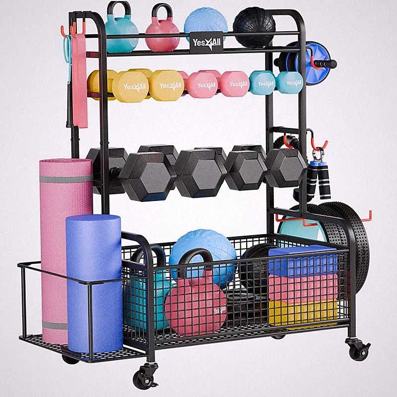 Yes4All Dumbbell Rack Weight Rack For Home Gym Sports Equipment Organizer For