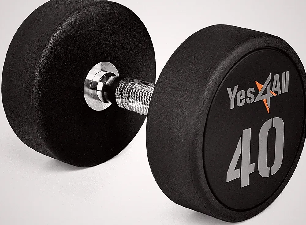 YES4ALL Dumbbell - Urethane - 40lbs H1. 40 Pounds, 40 Pounds
