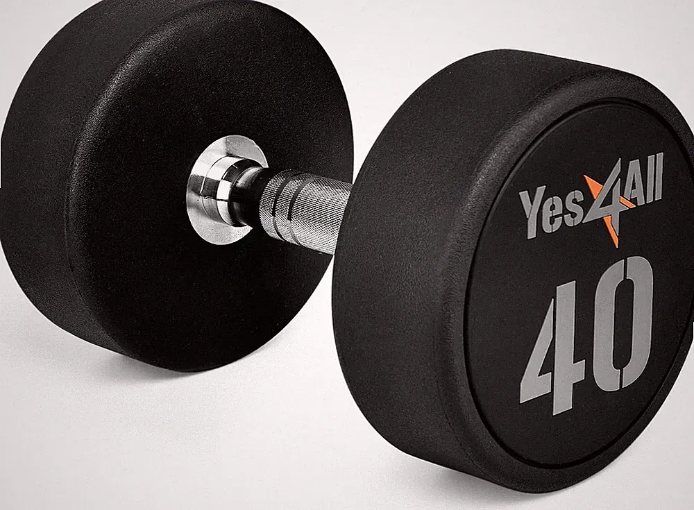 YES4ALL Dumbbell - Urethane - 40lbs H1. 40 Pounds, 40 Pounds