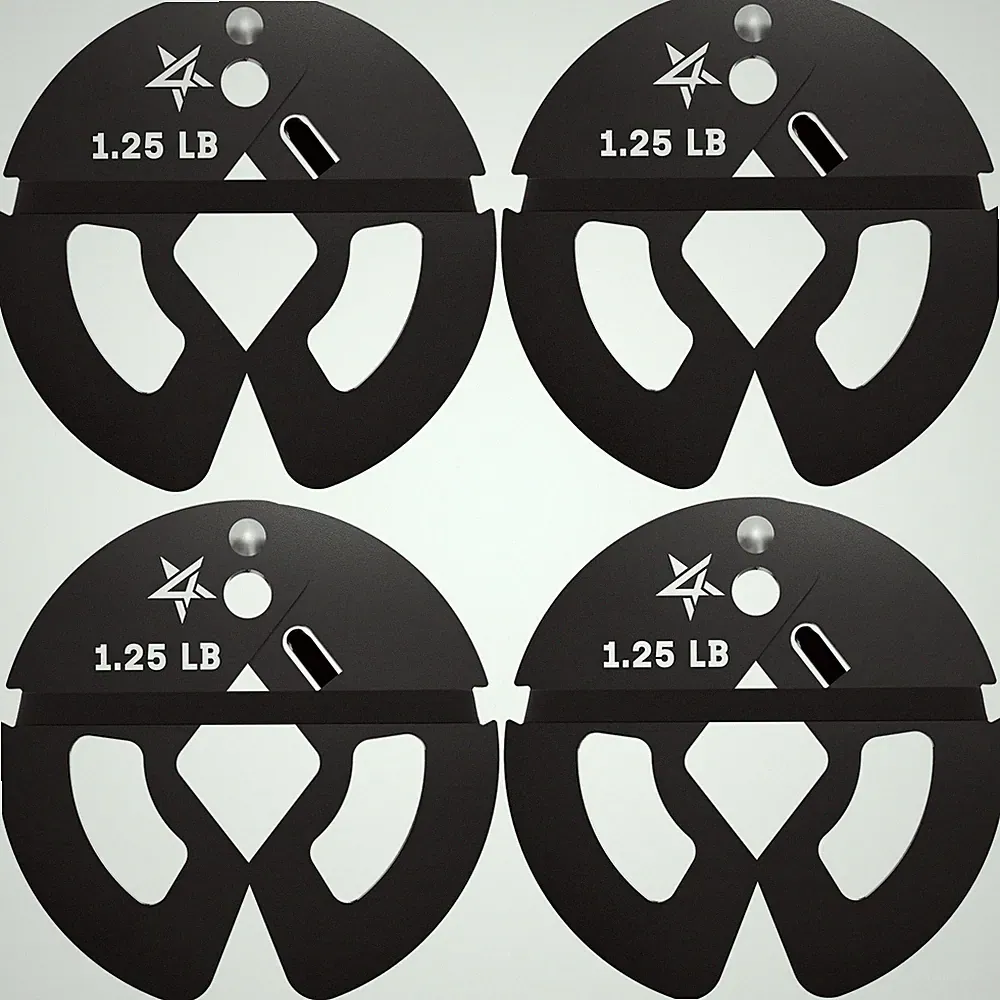 Yes4All Fractional Weight Plates Set, Available In Steel And Rubber, Set of 2...