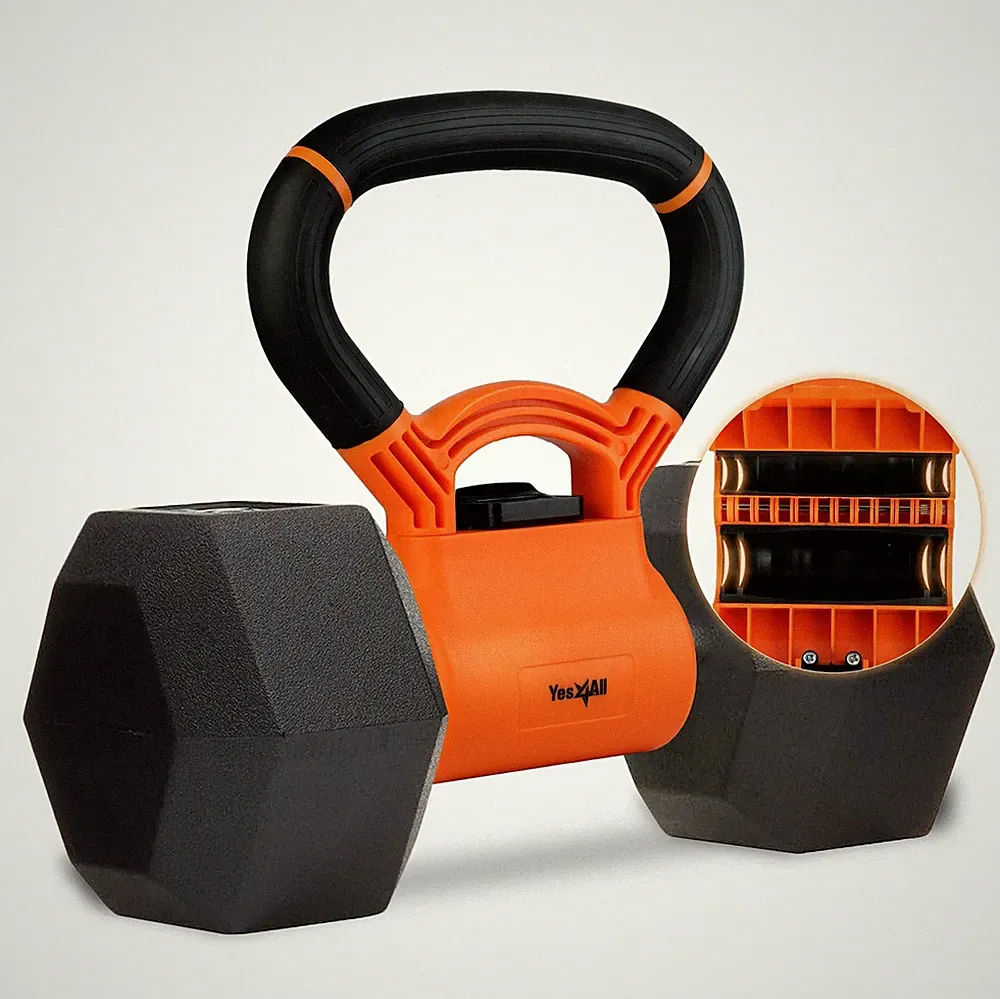 Yes4All Kettlebells Grip, Dumbbell Grip Handle, Convert Dumbbells i... Fast Ship