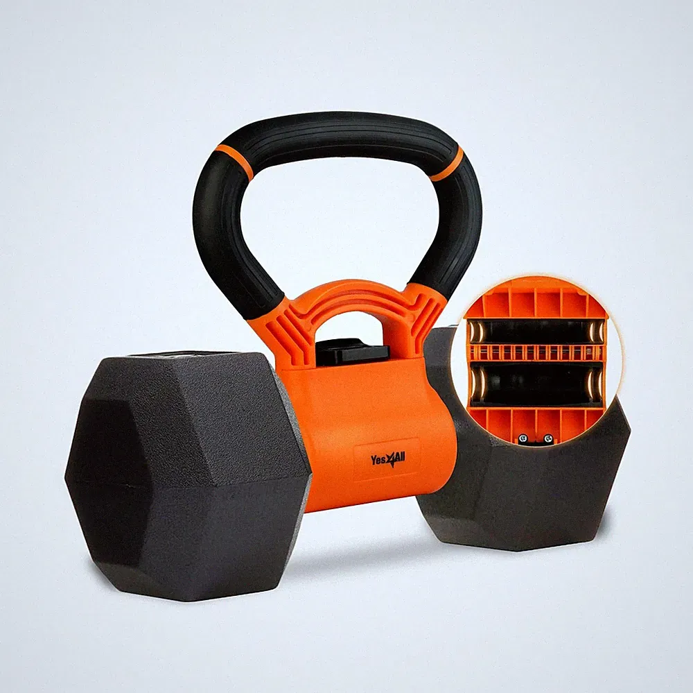 Yes4All Kettlebells Grip, Dumbbell Grip Handle, Convert Dumbbells into Kettle...