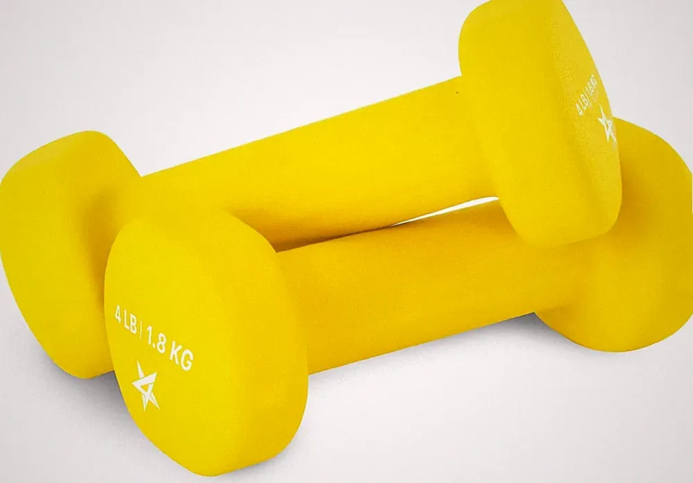 Yes4All Neoprene Coated Dumbbell Hand Weight Set of 2 Cast Iron Multiple
