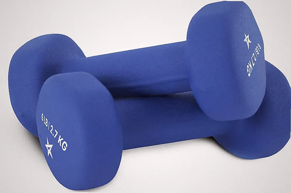 Yes4All Neoprene Coated Dumbbell Hand Weight Set of 2 Cast Iron Multiple lb