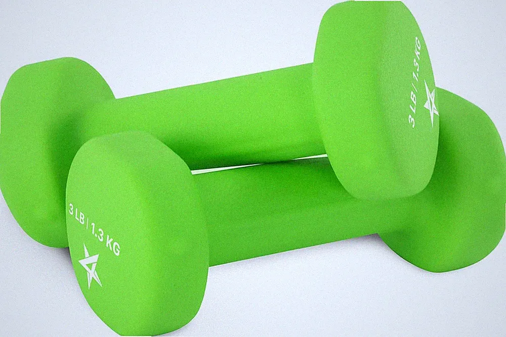 Yes4All Neoprene Coated Dumbbell Hand Weight Sets of 2 - Multiple Weight Options