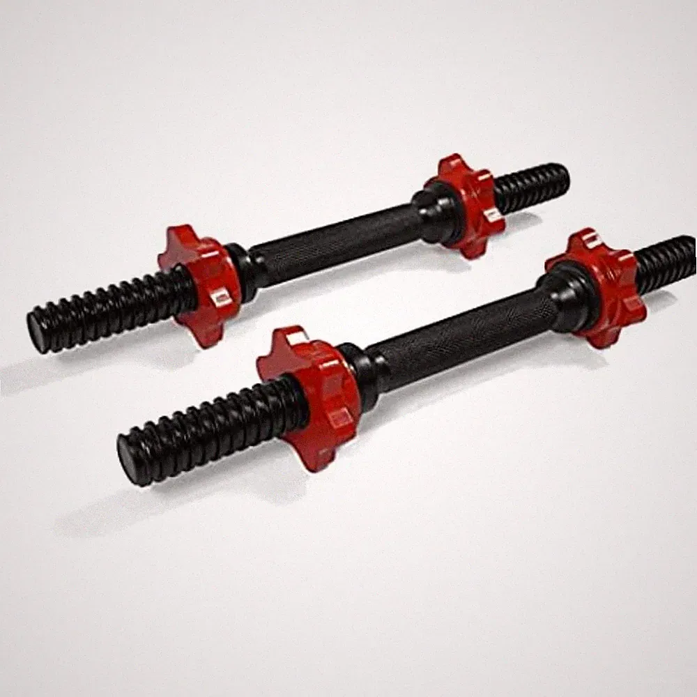 Yes4All Pair of Threaded Dumbbell Handles, Dumbbell Bar with Collars,...