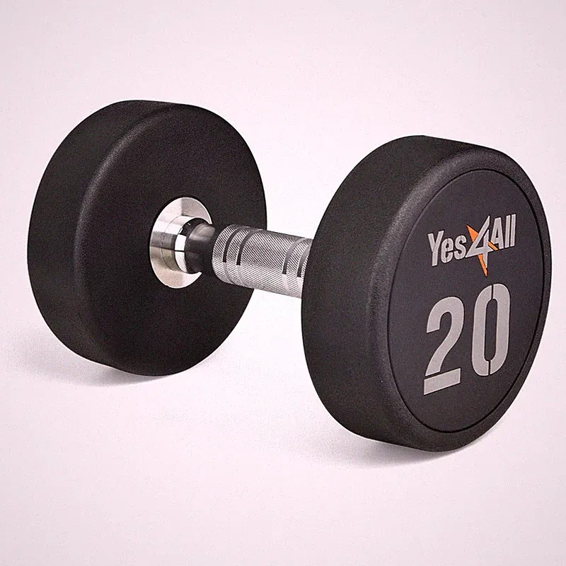Yes4All Premium Urethane Dumbbell - 20 Pounds Ngmp