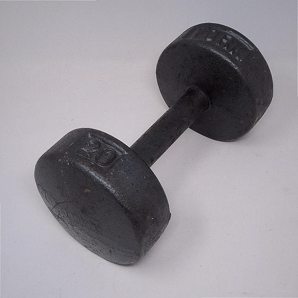 York 20 lb Cast Iron Dumbbell Single Hand Weight