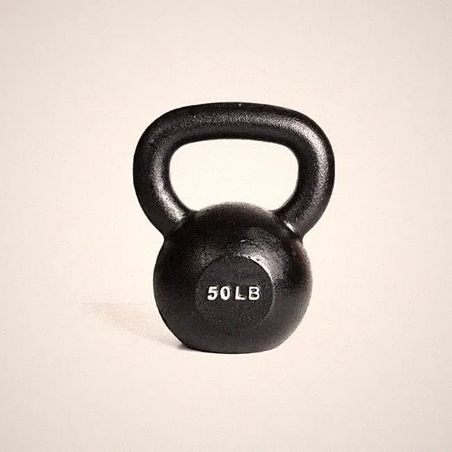 York Barbell 15150 50 lb. Kettlebell