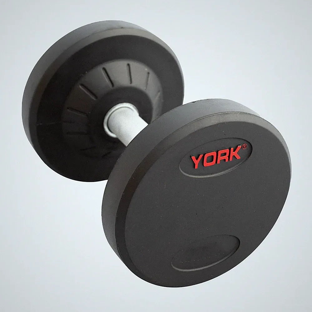 York Barbell Pro Style Dumbbell Sets – 30mm Knurled Chrome Handles 10lb