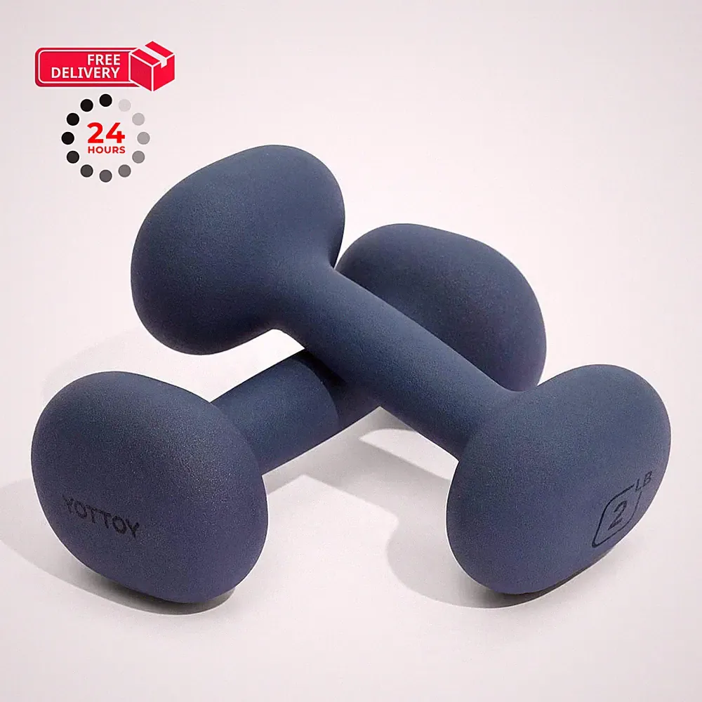 YOTTOY Weights Dumbbells Set for Women,2 Pound 2LB-Pair, Blue