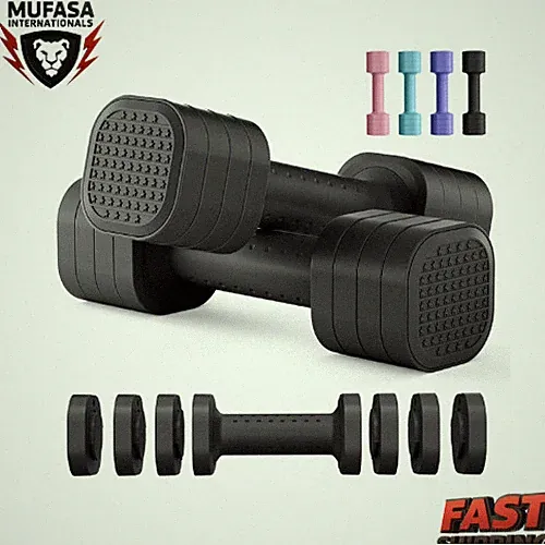 Zempox Adjustable Dumbbell Set 2lb-5lb 4in1 Free Weights for Women