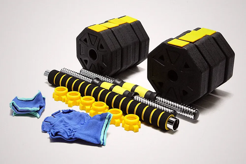 ZYCKWXS Adjustable Dumbbells Set, 20lbs